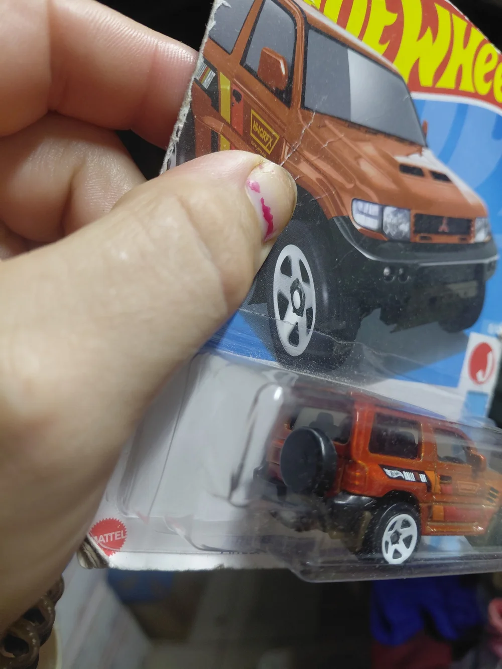 the 2024 Hot Wheels HW J-Imports release of the Mitsubishi Pajero Evolution (num